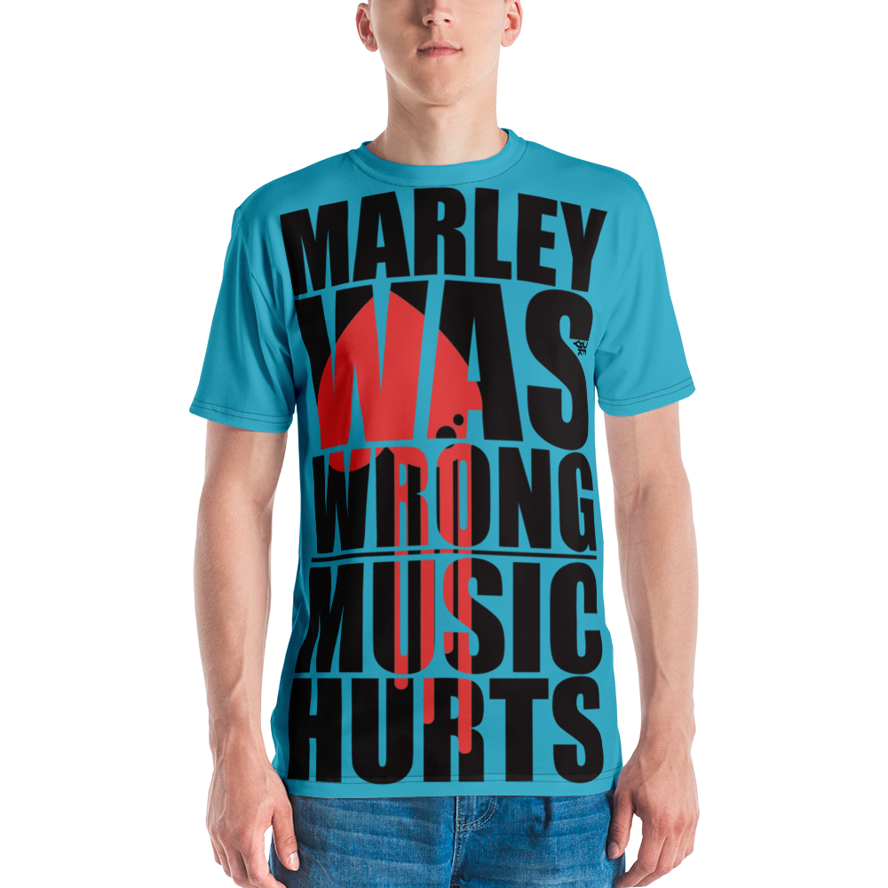 Music Hurts W Heart Men's t-shirt