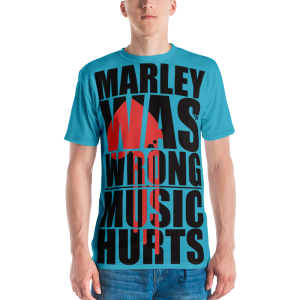 Music Hurts W Heart Men's t-shirt