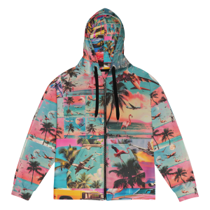 Neon Unisex zip hoodie