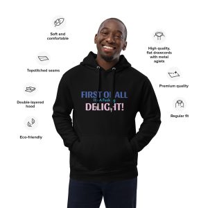 "Fucking Delightful" Premium eco hoodie